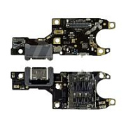 Шлейф для Huawei Honor 90 (REA-NX9) плата на системный разъем/разъем SIM/микрофон - Премиум