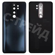 Задняя крышка для Xiaomi Redmi Note 8 Pro (M1906G7T) Черный - Премиум