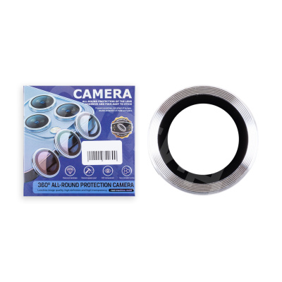 Защитное стекло линзы камеры для iPhone 17 Pro/17 Pro Max (комплект 3 шт.) Серебро