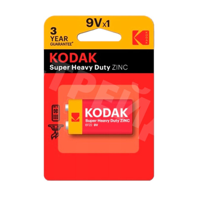 Батарейка "Крона" 6F22 Kodak 9V