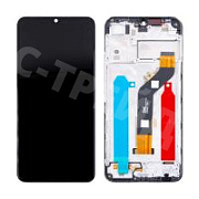 Дисплей для Infinix Hot 20i (X665E) модуль с рамкой Черный - OR