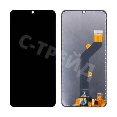 Дисплей для Itel A48 (L6006) в сборе с тачскрином Черный - Оптима