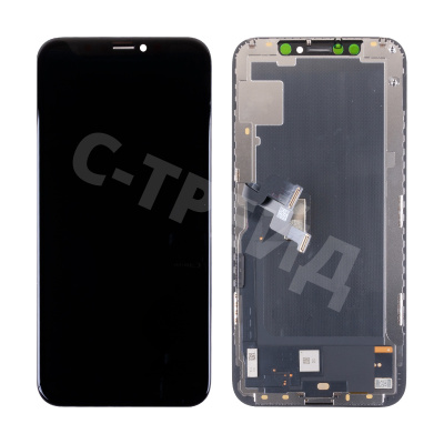 Дисплей для iPhone Xs (A2097/A1920) в сборе с тачскрином Черный - DD (Hard OLED, Full HD)