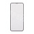 Защитное стекло "Матовое" для iPhone 12 Pro Max Черный (Закалённое, полное покрытие)
