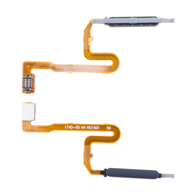 Шлейф для Xiaomi Redmi Note 10 Pro 4G (M2101K6G) сканер отпечатка пальцев Черный