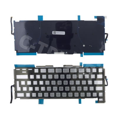 Подсветка клавиатуры для ноутбука MacBook Pro 16" A2141 (2019, Г-образный Enter RU) Черный