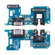 Шлейф для Realme 10 4G (RMX3630) плата на системный разъем/разъем гарнитуры/микрофон - Премиум