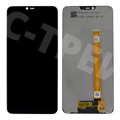 Дисплей для OPPO A3s/A5 (CPH1803/CPH1809) в сборе с тачскрином Черный - Оптима