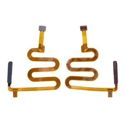 Шлейф для Tecno Pova 2 (LE7n) сканер отпечатка пальцев Черный