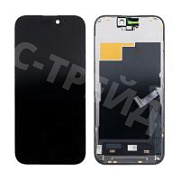 Дисплей для iPhone 15 Pro (A3102) в сборе с тачскрином Черный - (In-Cell) Стандарт