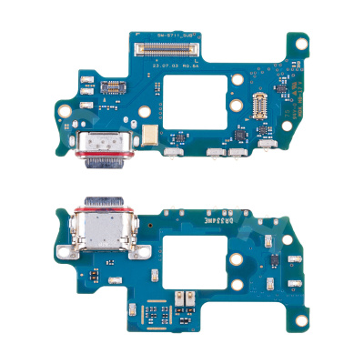 Шлейф для Samsung Galaxy S23 FE (S711B/EU version) плата системный разъем/микрофон - Премиум