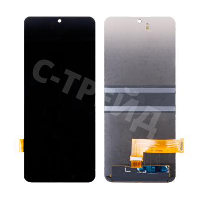 Дисплей для Samsung Galaxy Z Flip5 (F731B) в сборе с тачскрином внутренний 6.7" Черный - OR (SP)