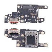 Шлейф для Xiaomi Redmi Note 13 Pro 5G (2312DRA50C/2312CRAD3C/2312DRA50G/2312DRA50I) плата на системный разъем/разъем SIM/микрофон