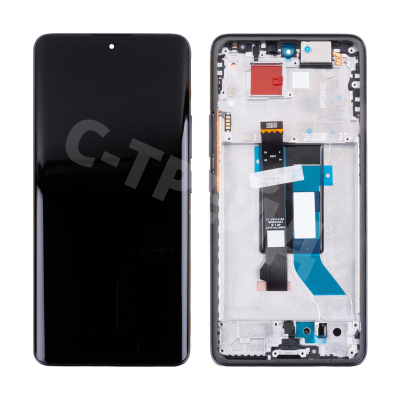 Дисплей для Xiaomi Poco X7/Redmi Note 14 Pro 5G (24095PCADG/24090RA29G) модуль с рамкой Черный - OR (SP)