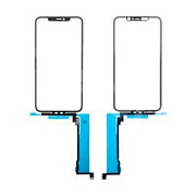 Стекло для переклейки iPhone 11 Pro Max (A2218) с OCA пленкой + тачскрин Черный