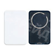 Задняя крышка для iPhone 17 Pro Max (A3526) Серебро (стекло, монолит, MagSafe, логотип) - Премиум