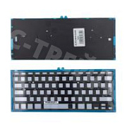 Подсветка клавиатуры для ноутбука MacBook Air 13" A1369/A1466 (2011-2017, Г-образный Enter RU) Черный