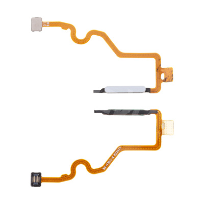 Шлейф для Infinix Hot 30i (X669D) сканер отпечатка пальцев Белый