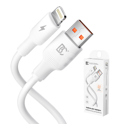 Кабель USB - Lightning BC X81 Soft (PD) Белый