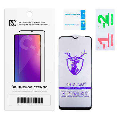 Защитное стекло "Премиум" для Samsung Galaxy A03 Core (A032F) Черный