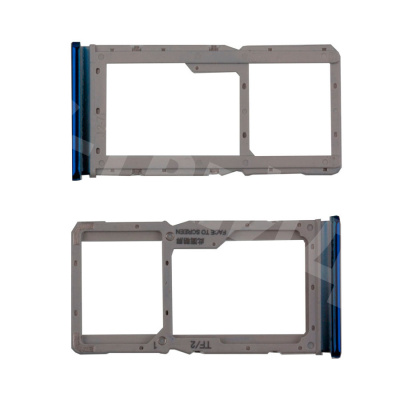 Держатель SIM для Xiaomi Redmi Note 8 Pro (M1906G7T) Синий