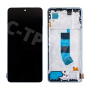 Дисплей для Xiaomi Redmi Note 13 4G (23129RAA4G/23124RA7EO/23129RA5FL) модуль с рамкой Синий - (In-Cell)