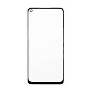 Стекло для переклейки Xiaomi Redmi Note 9 (M2003J15SC/M2003J15SG) в сборе с OCA пленкой Черный - OR (Mitsubishi)