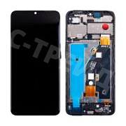 Дисплей для Tecno Spark Go 2023 (BF7) модуль с рамкой Черный - OR