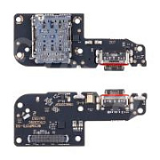 Шлейф для Xiaomi Poco F5 (23049PCD8G) плата системный разъем/разъем SIM/микрофон