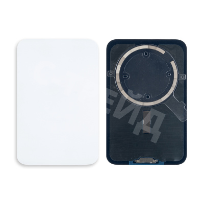 Задняя крышка для iPhone 17 Pro Max (A3526) Серебро (стекло, монолит, MagSafe, логотип) - Премиум