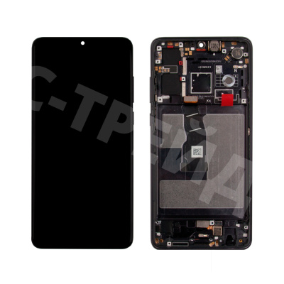 Дисплей для Huawei P30 (ELE-L29) модуль с рамкой Черный - OR