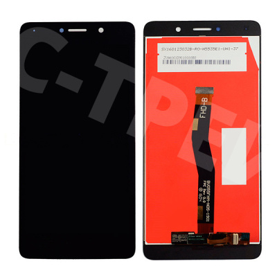 Дисплей для Huawei Honor 6X/GR5 2017 (BLN-L21) в сборе с тачскрином Черный - Оптима