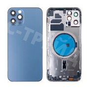 Корпус для iPhone 12 Pro (1 Sim) Синий - Премиум