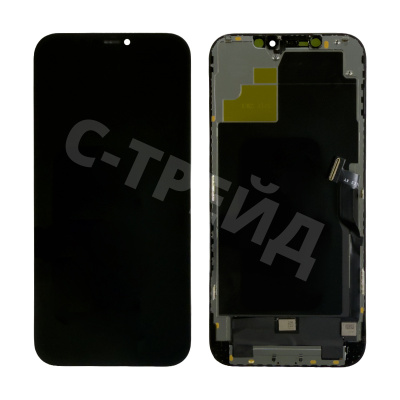 Дисплей для iPhone 12 Pro Max (A2411) в сборе с тачскрином Черный - (In-Cell) Стандарт