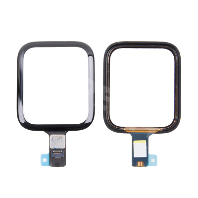 Стекло для переклейки Apple Watch 4 (40 мм) в сборе с тачскрином и OCA пленкой сапфировое Черный