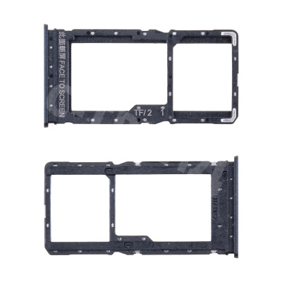 Держатель SIM для Xiaomi Poco X5 5G/Redmi Note 12 5G (22111317PG/22111317I) Черный