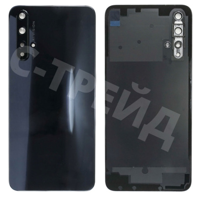 Задняя крышка для Huawei Honor 20 (YAL-L21) Черный - Премиум