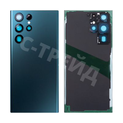 Задняя крышка для Samsung Galaxy S22 Ultra (S908B) Зеленый - Премиум