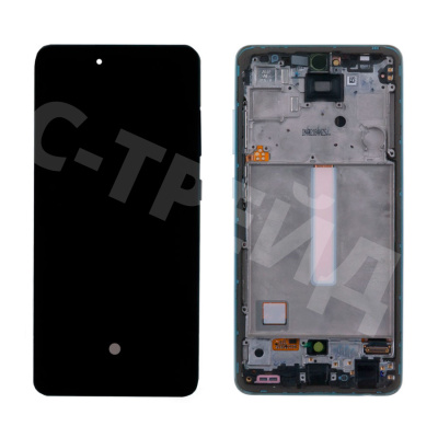 Дисплей для Samsung Galaxy A52/A52 5G/A52s 5G (A525F/A526B/A528B) модуль с рамкой Синий - OR (SP)