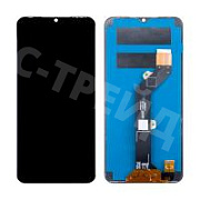 Дисплей для Tecno Spark 7 (KF6n) в сборе с тачскрином Черный - OR