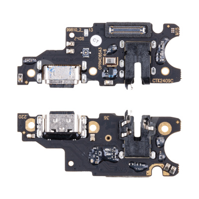 Шлейф для Realme C65 4G (RMX3910) плата системный разъем/разъем гарнитуры/микрофон