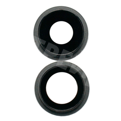 Стекло камеры для iPhone 11 (комплект 2 шт.) Черный