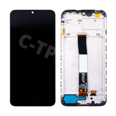 Дисплей для Xiaomi Redmi 9A/9C/10A (M2006C3MNG/220233L2G/M2006C3LG) модуль с рамкой Черный - OR