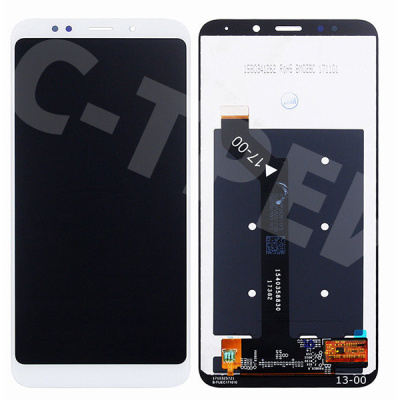 Дисплей для Xiaomi Redmi 5 Plus (MEG7) в сборе с тачскрином Белый - Оптима