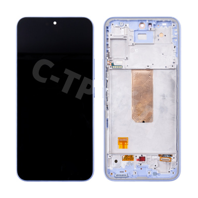 Дисплей для Samsung Galaxy A54 5G (A546E) модуль с рамкой Фиолетовый - (OLED) (Full Size)