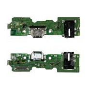 Шлейф для Vivo Y04/Y04s (V2430/V2531) плата на системный разъем/разъем гарнитуры/микрофон - Премиум