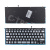 Подсветка клавиатуры для ноутбука MacBook Pro 13" A1425 (2012-2013, Г-образный Enter RU) Черный