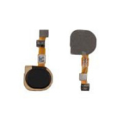 Шлейф для Samsung Galaxy A11 (A115F) сканер отпечатка пальцев Черный