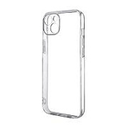 Чехол-накладка для iPhone 15 Plus (с защитой камеры, прозрачный)