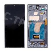 Дисплей для Samsung Galaxy S23 Ultra (S918B) модуль с рамкой Зеленый - (OLED)